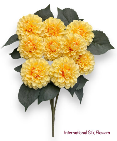 23'' Dahlia Bush ( INT010-Yellow )