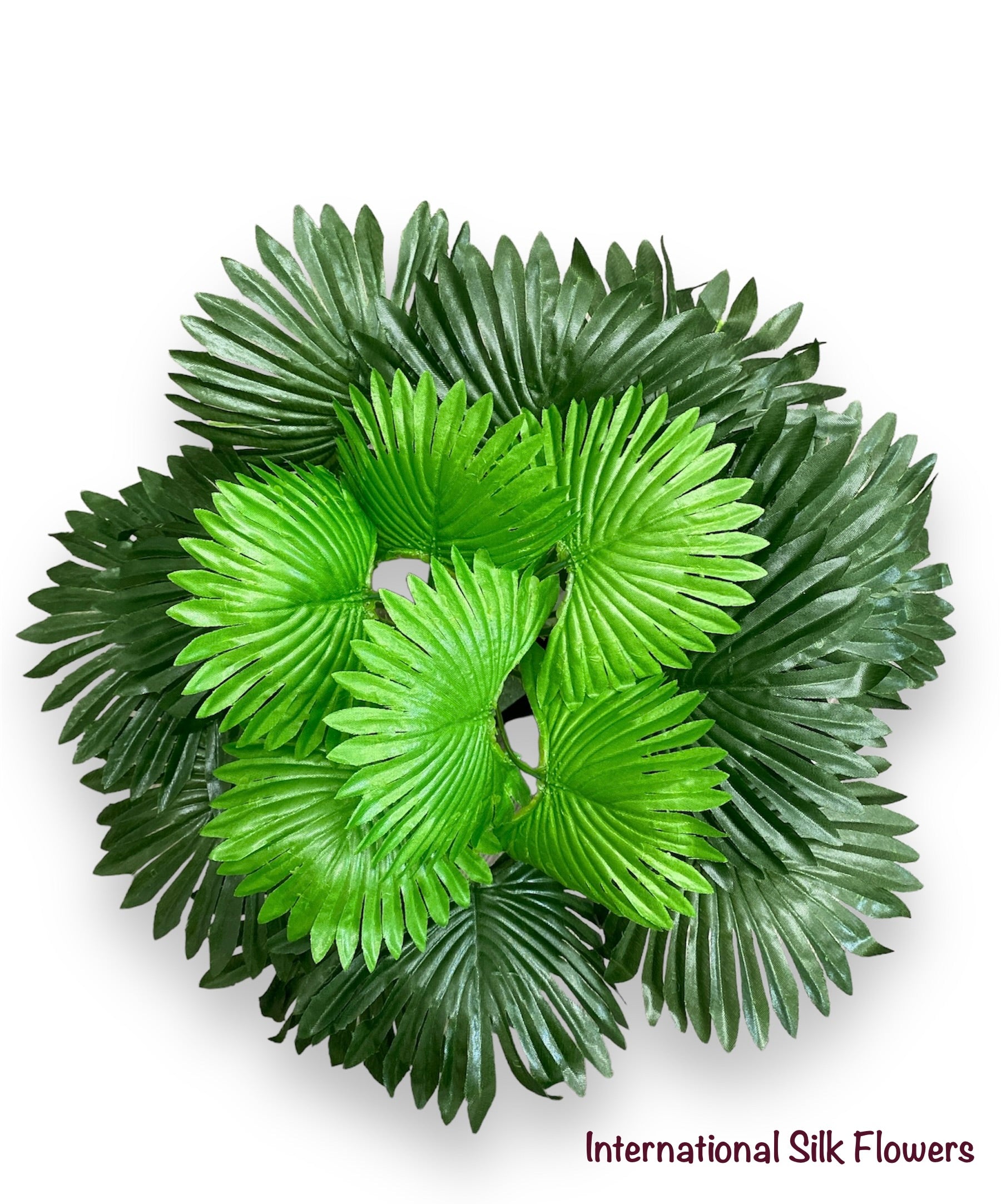 13.5'' LARGE FAN PALM BUSH ( GB30 )