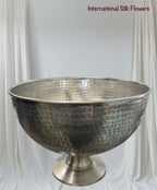 10.75" Aluminum Footed Bowl Silver ( ACT655-SI )