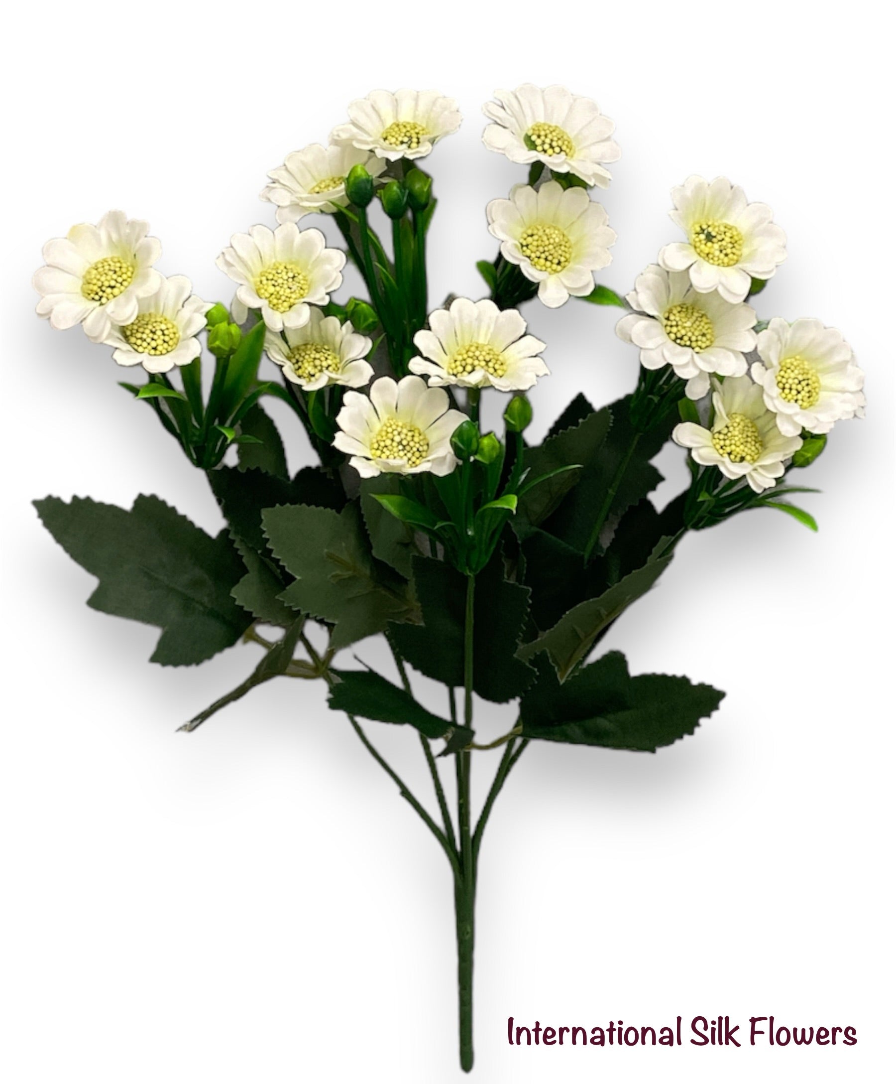 13'' Deluxe Daisy Bush ( B754-Cream )