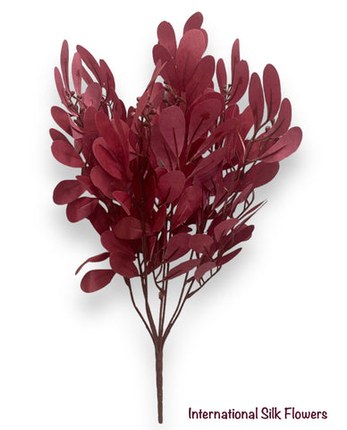 18'' Olive Bush ( INT81735-Burgundy )