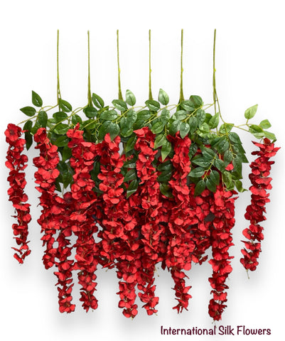 42'' Hanging Wisteria ( INT1226-Red )