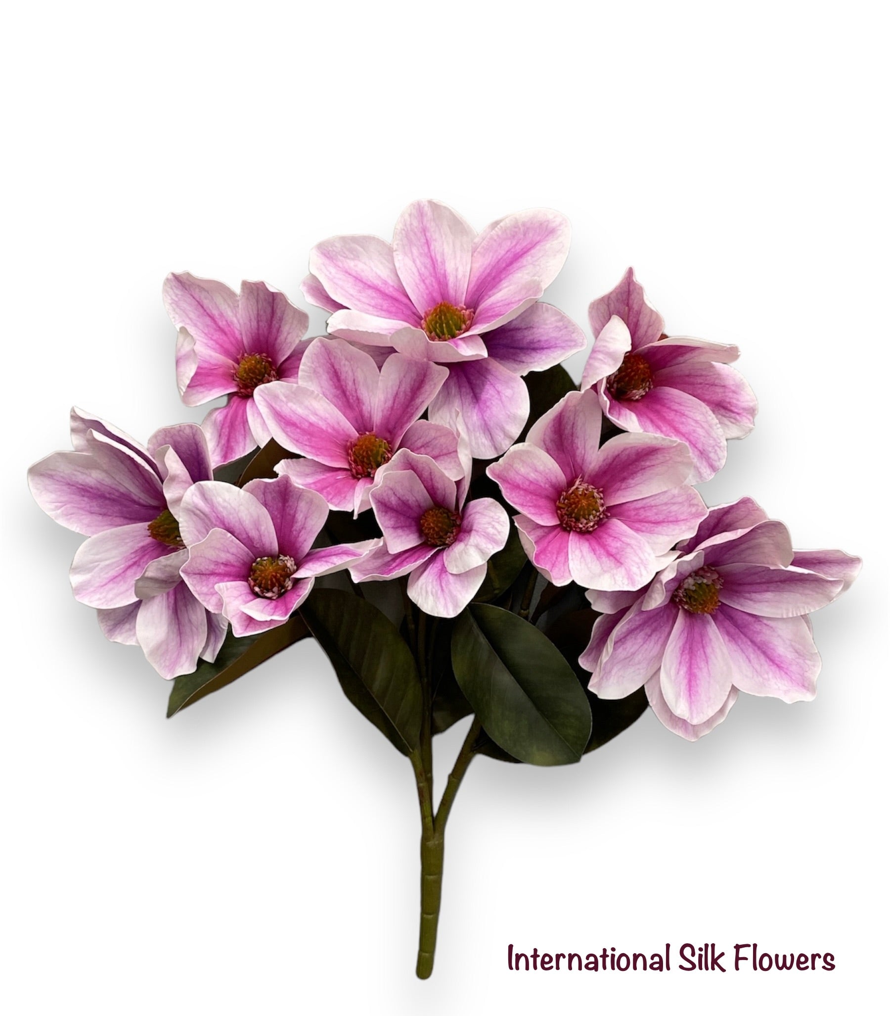 21'' Real Touch Magnolia Bush ( INT1034-Cream Lavender )