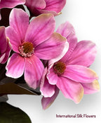 21'' Real Touch Magnolia Bush ( INT1034-Fuchsia )