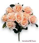 18'' Open Rose Bush ( INT-663-#07 Blush )