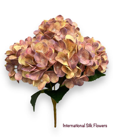 20'' Real Touch Hydrangea Bush ( INT002-Coffee )( J05013 )