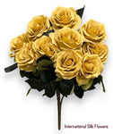 18'' Open Rose Bush ( INT-663-#06 VINTAE COFFEE )