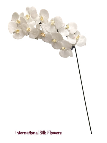 44.5” Real Touch Phalaenopsis Spray (FSO725-WH )