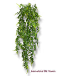 45''  Plastic Green Leaves hanging Bush ( INT24701 )