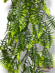 45''  Plastic Green Leaves hanging Bush ( INT24709 )
