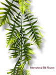 45''  Plastic Green Leaves hanging Bush ( INT24709 )