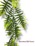 45''  Plastic Green Leaves hanging Bush ( INT24709 )