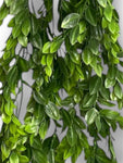 45''  Plastic Green Leaves hanging Bush ( INT24722 )
