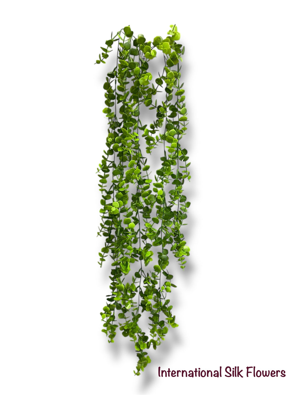 45''  Plastic Green Leaves hanging Bush ( INT24714 )