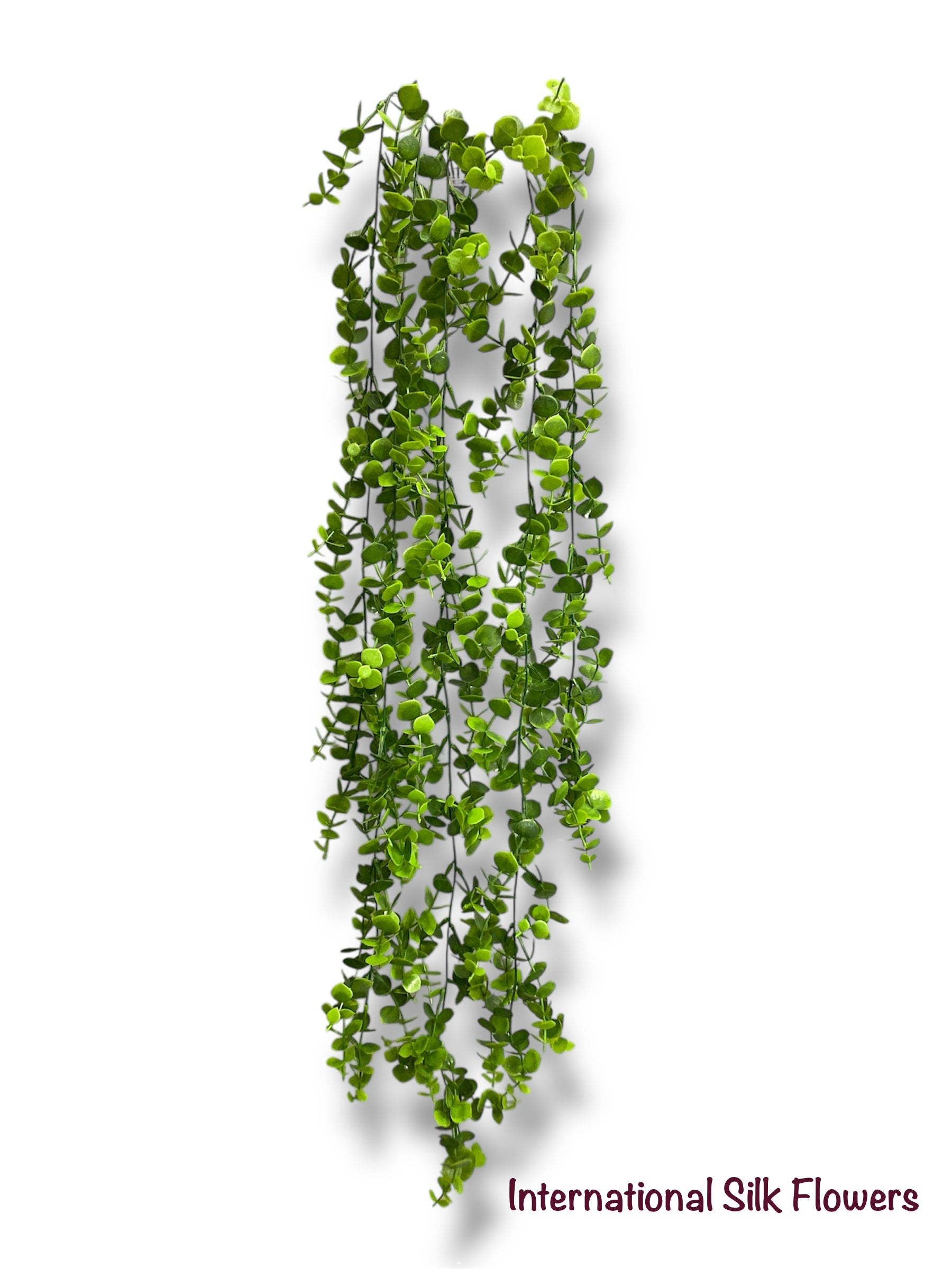 45''  Plastic Green Leaves hanging Bush ( INT24714 )