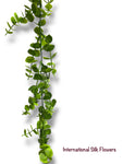 45''  Plastic Green Leaves hanging Bush ( INT24714 )