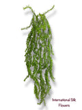 45''  Plastic Green Leaves hanging Bush ( INT24712 )