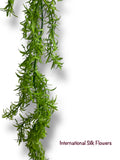 45''  Plastic Green Leaves hanging Bush ( INT24712 )