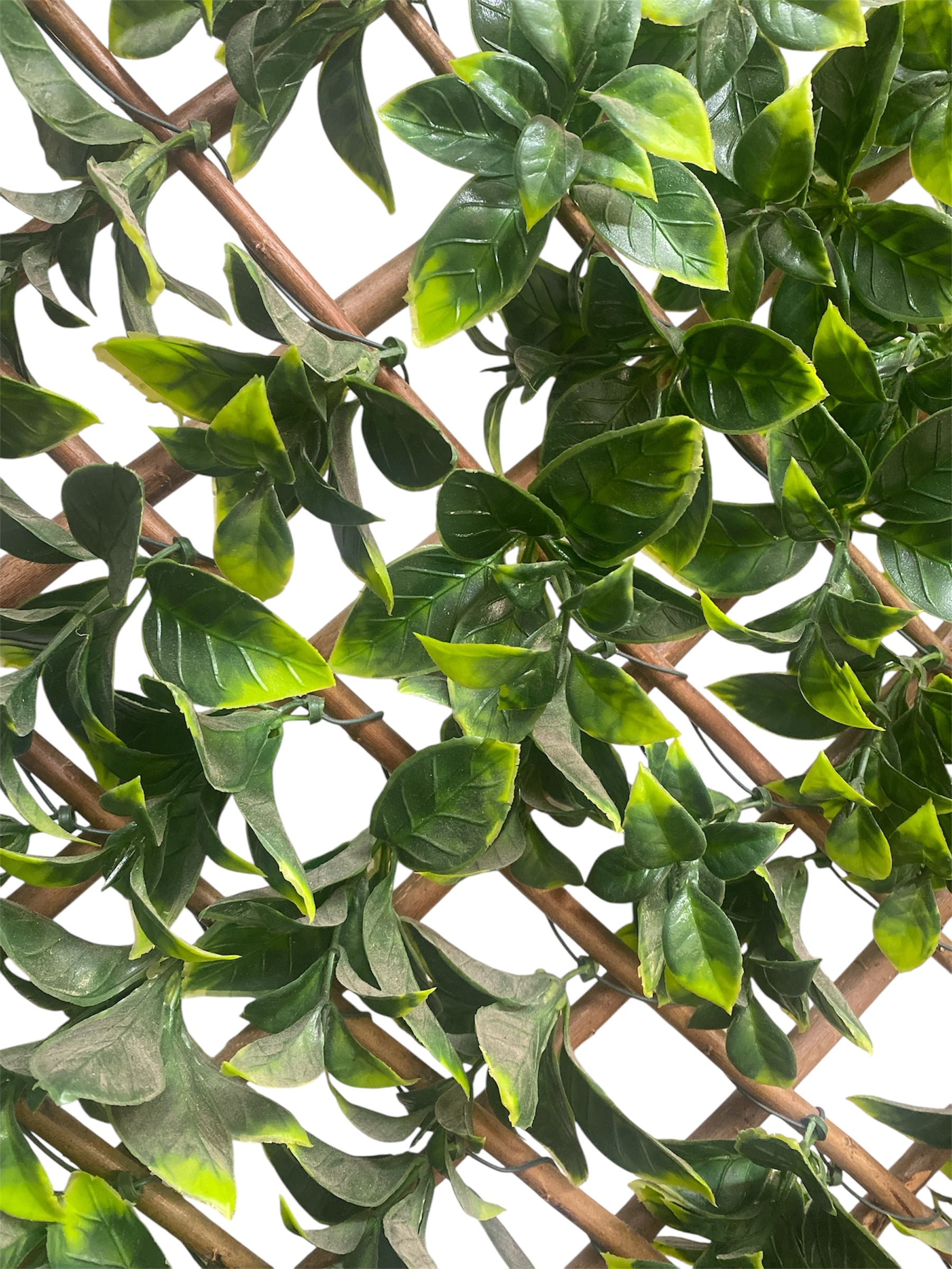 trellis artificial plants Los Angeles Wholesaler | UV Protected Artificial Gardenia Leaf Trellis ( AA4316-GR )- International Silk Flowers