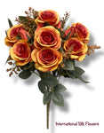 19'' Open Rose Bush ( 23653-Orange )