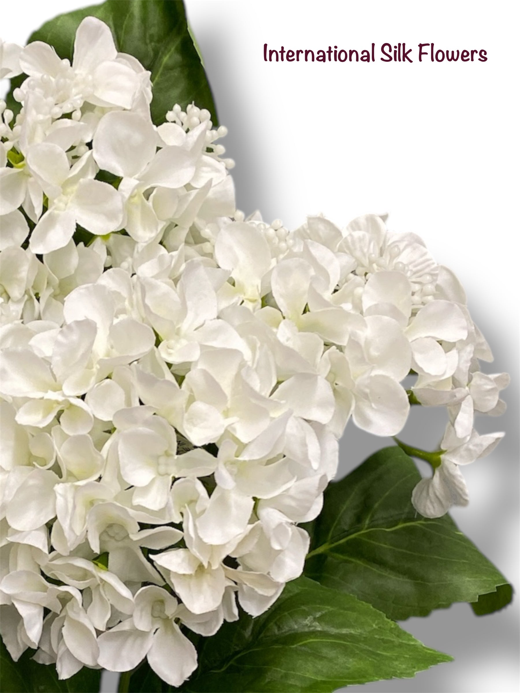 Los Angeles Wholesaler | 17'' Hydrangea Bush ( GH9108-Cream