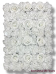 DAHLIA WITH ROSE FLOWER PANEL ( HP0588-2White )