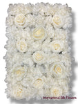 DAHLIA WITH ROSE FLOWER PANEL ( HP0588-2Cream )