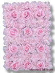 DAHLIA WITH ROSE FLOWER PANEL ( HP0588-2Pink )