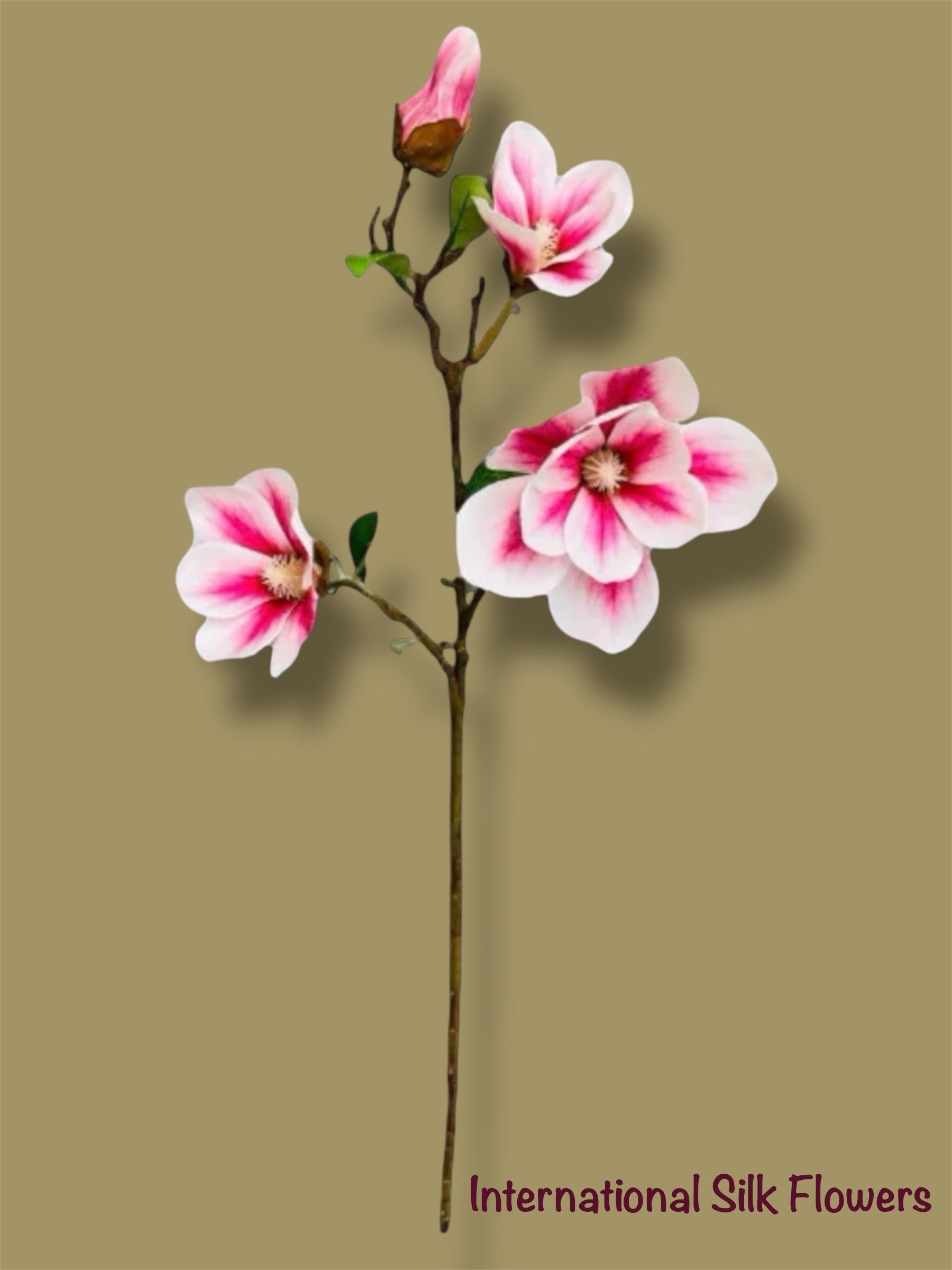 35" Faux Real Touch Magnolia Spray ( SS401-Cream Lavender )