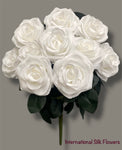 19'' Deluxe Rose Bush ( B1024N- #11White )
