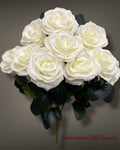 19'' Deluxe Rose Bush ( B1024N- #17New Cream )