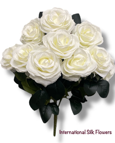 19'' Deluxe Rose Bush ( B1024N- #17New Cream )