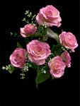 13'' Small Open Rose Bush ( J07001-Lavender )