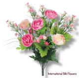 19" Ranunculus/Mini Daisy Bush ( FBX816-PK/CR )