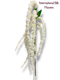 46” Amaranthus Flower Stem Spray ( SS002-White ) INT003