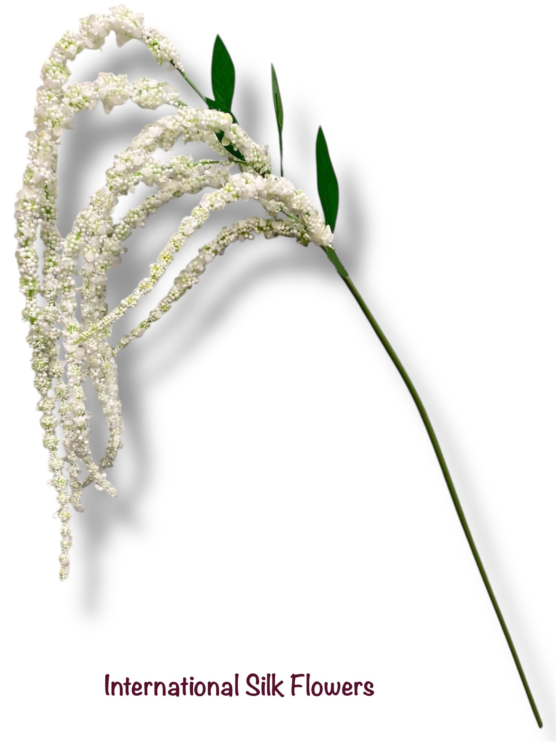 46” Amaranthus Flower Stem Spray ( SS002-White ) INT003