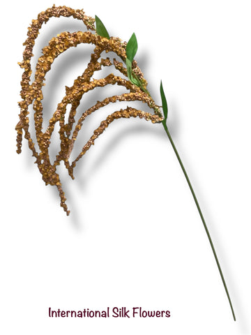 46” Amaranthus Flower Stem Spray ( SS002-2Brown ) INT003