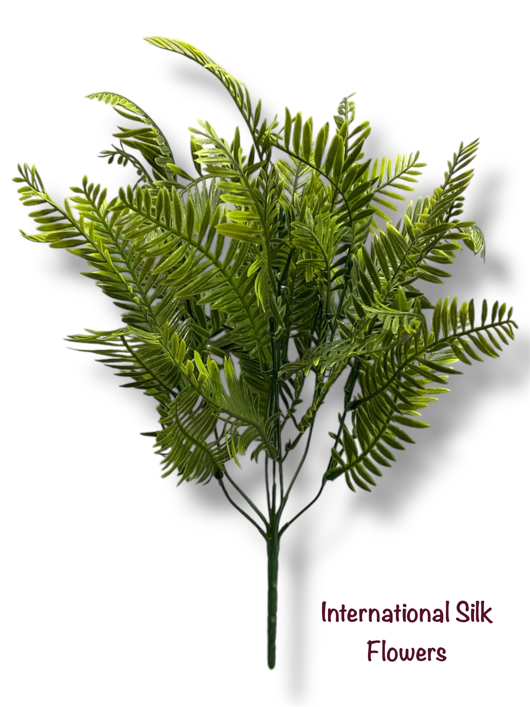 14'' Plastic Grass Green Leaf Bush ( SB5051 )
