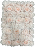 DAHLIA WITH ROSE FLOWER PANEL ( HP0588-2Blush )