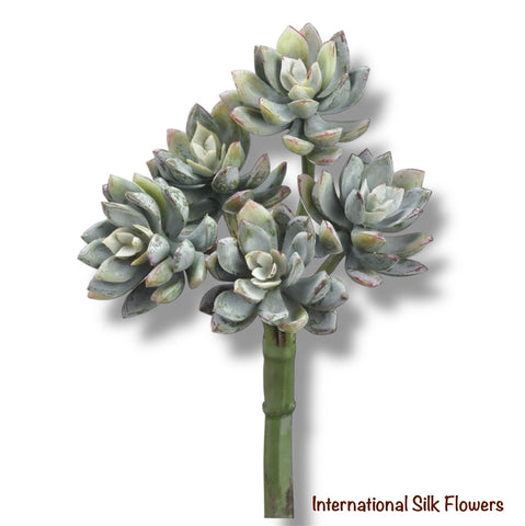 9" Real Touch Mini Echeveria ( CS8777-GR/FS )