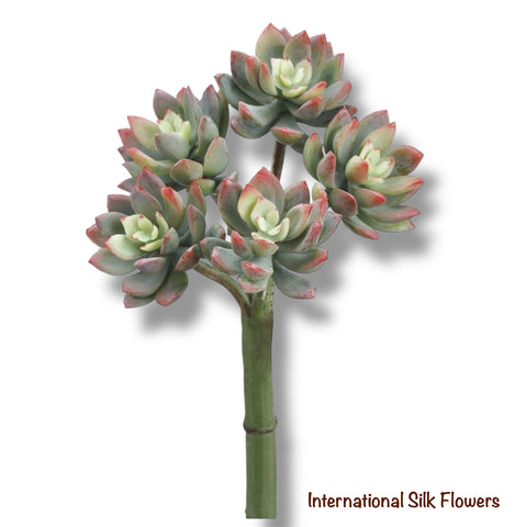 9" Real Touch Mini Echeveria ( CS8777-GR/RE )