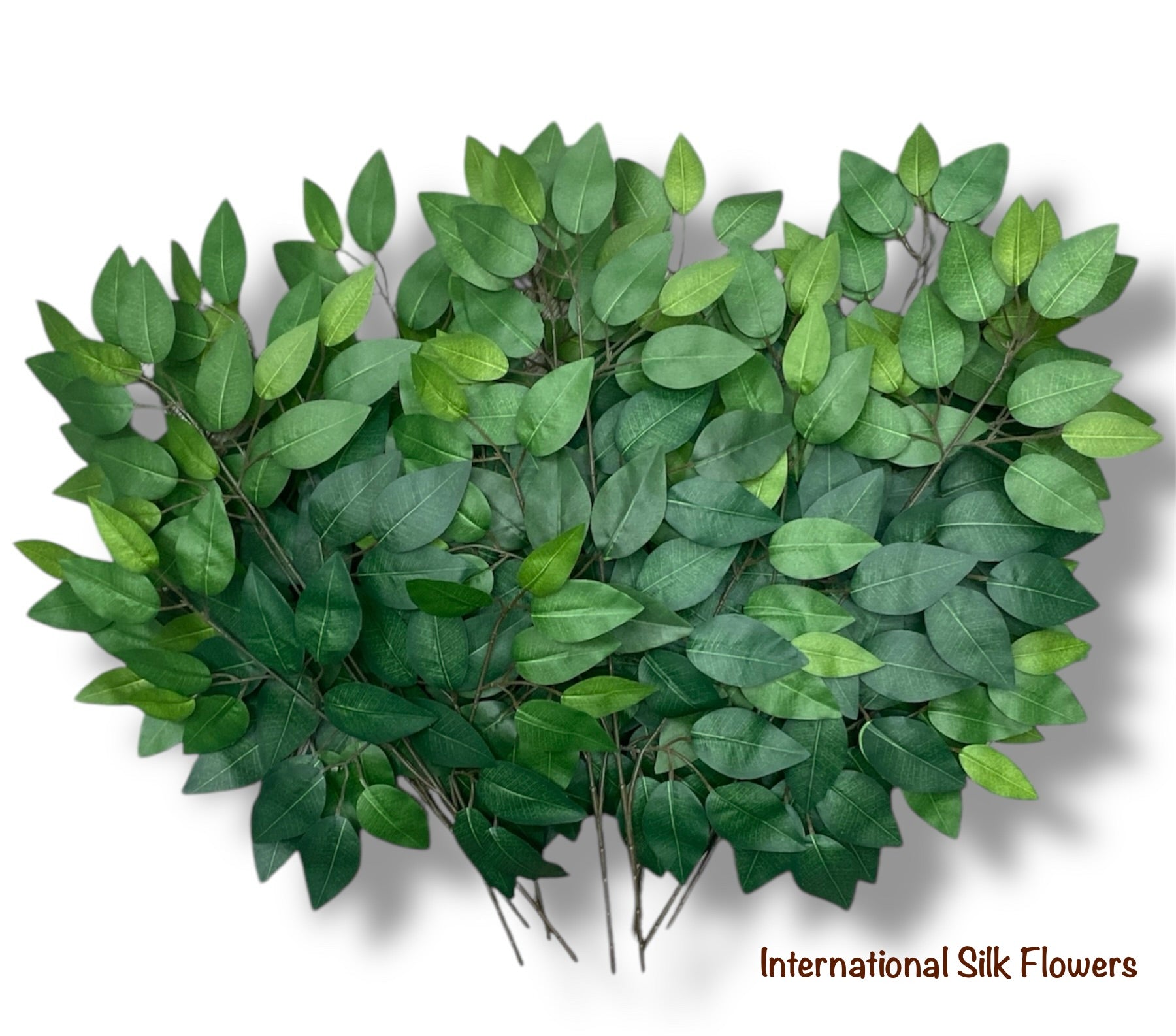 25" Real Touch Ficus Leaves Spray ( INT513 )