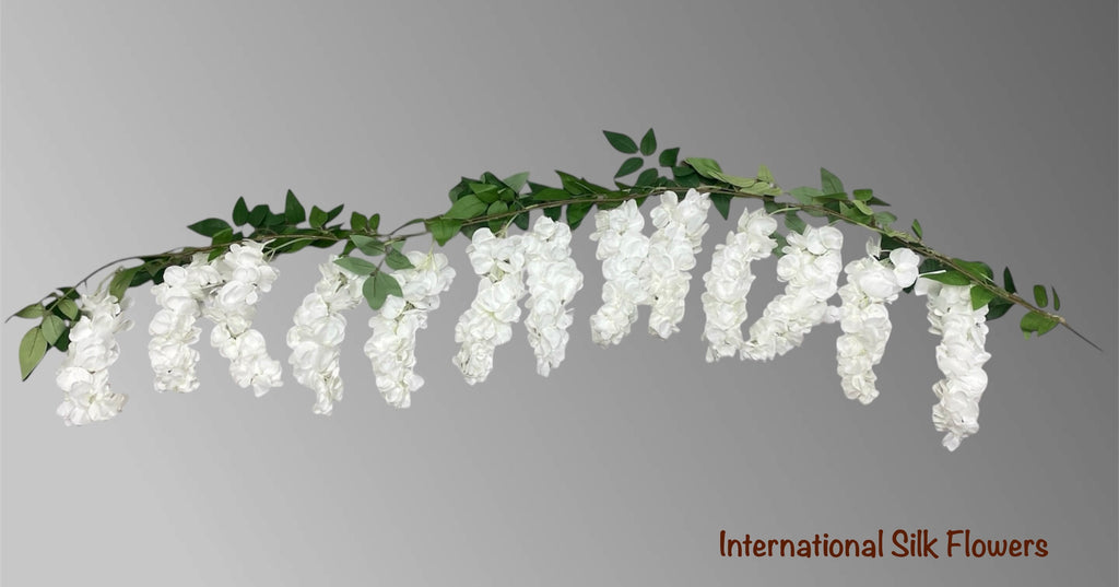 5' Wisteria Garland ( INT2305-White )