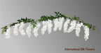 5' Wisteria Garland ( INT2305-White )