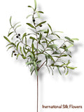 39'' Olive Leaf Branch ( INT1032-Frosted Green )