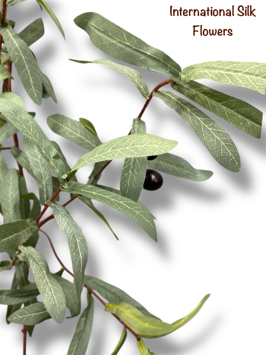 39'' Olive Leaf Branch ( INT1032-Frosted Green )