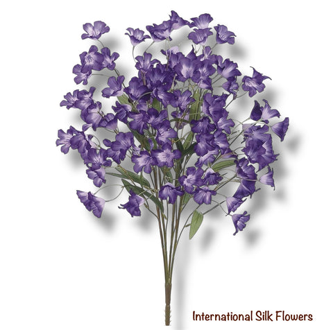 21" Bellflower Bush  ( FBB309-Two Tone Purple )