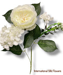 23'' Deluxe Silk Peony Hydrangea Bush ( B1502-Cream )