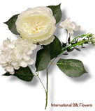 23'' Deluxe Silk Peony Hydrangea Bush ( B1502-Cream )