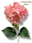 18'' Pongee Hydrangea Bush ( INT24007-#6 Pink )